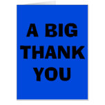 A Big Thank You Giant Card at Zazzle