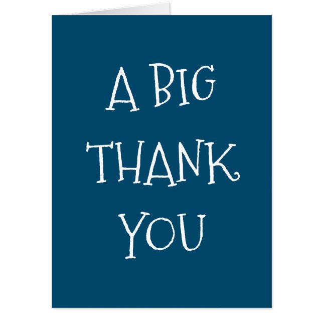 A Big Thank You Giant Card (Front)