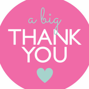 a big thank you