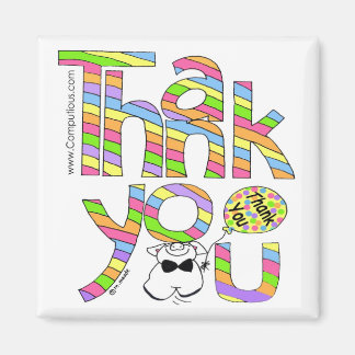 A BIG THANK YOU - SORBET COLORS Magnet