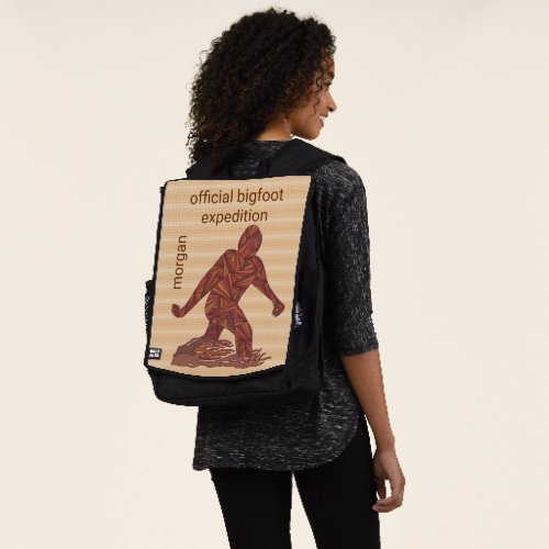 A Bigfoot Walking Sasquatch Official Expedition Backpack