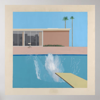 A Bigger Splash – California Pool Print Hockney