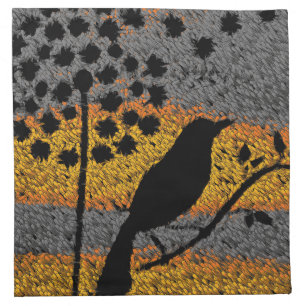 A Bird Among the Feathers Cloth Napkin
