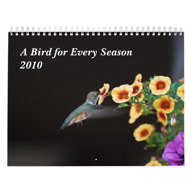 A Bird for Every Season Calendar (Cover)