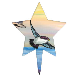 A Birds View Cake Topper