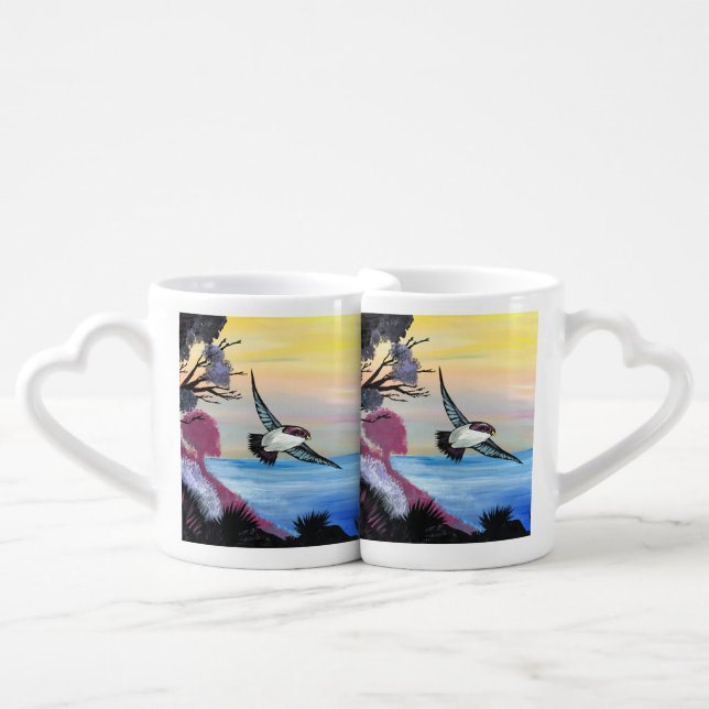 A Birds View Coffee Mug Set (Front Nesting)