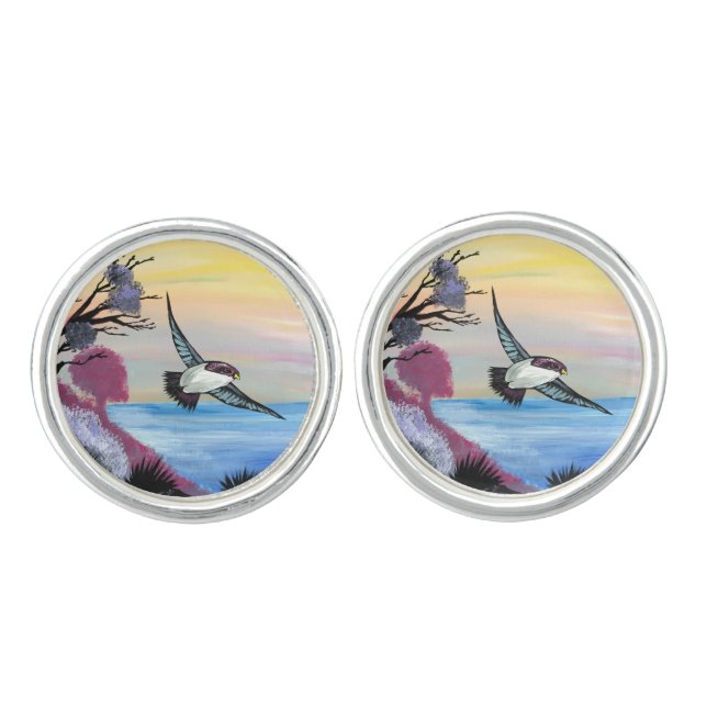 A Birds View Cufflinks (Front)