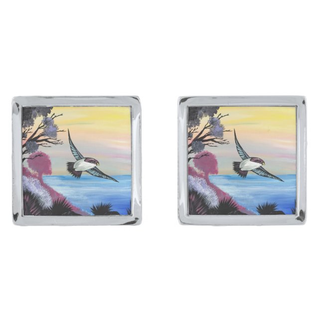 A Birds View Cufflinks (Front)