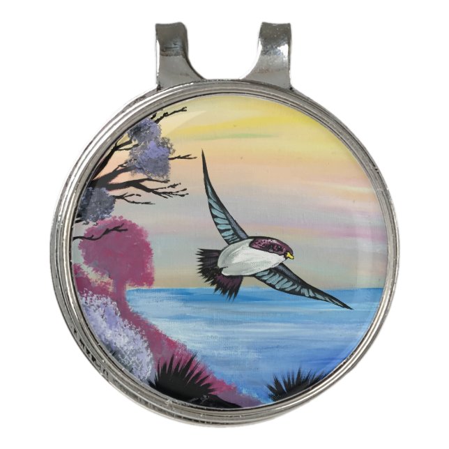 A Birds View Golf Hat Clip (Front)