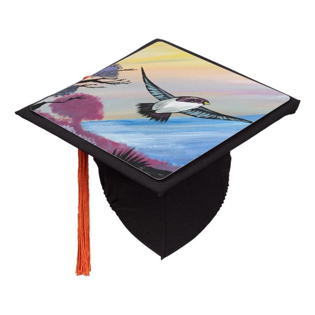 A Birds View  Graduation Cap Topper (Angled)