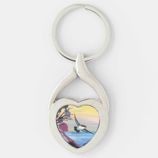 A Birds View Keychain (Front)
