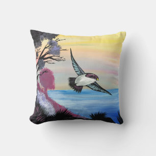 A Birds View Throw Pillow