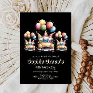 A Birthday Bash on Wheels Invitation