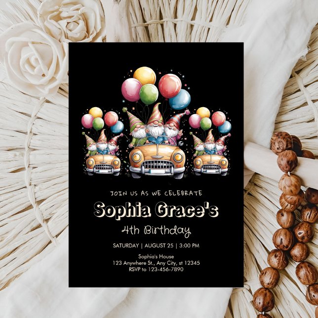 A Birthday Bash on Wheels Invitation (Creator Uploaded)