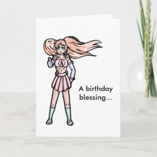 A birthday blessing... card