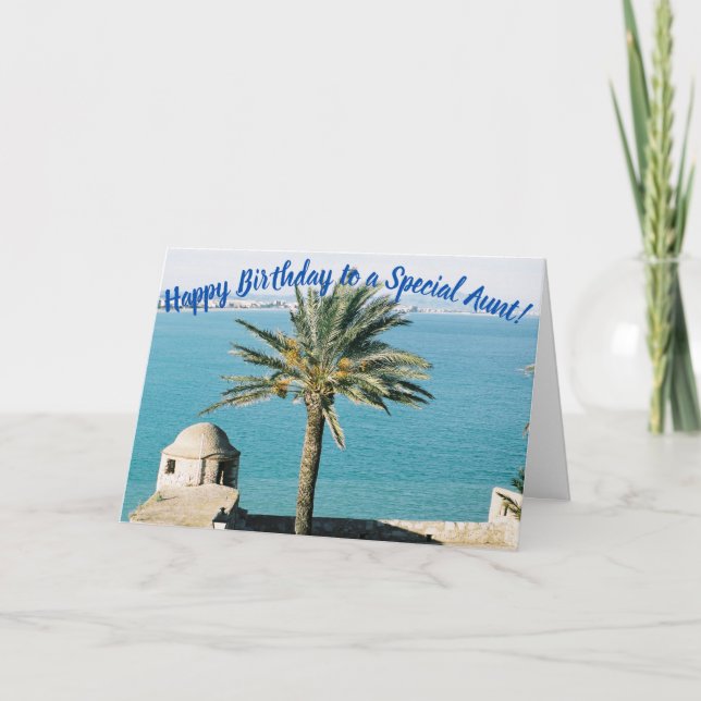 A Birthday Card for a Special Aunt (Front)