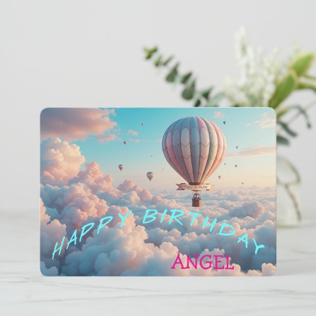 A Birthday Card Full of Cheer (Standing Front)