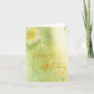 A birthday greeting card to warm the heart of a lo