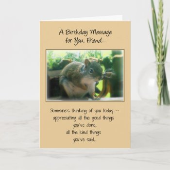 A Birthday Message For You Card by inFinnite at Zazzle