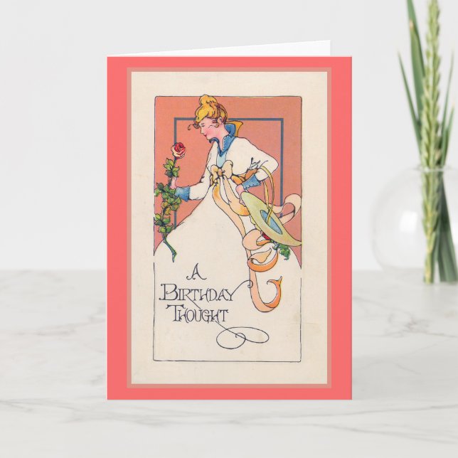 "A Birthday Thought" Card (Front)