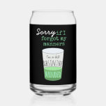 A Bit Absinthe Minded Funny Drink Slogan Can Glass