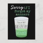 A Bit Absinthe Minded Postcard