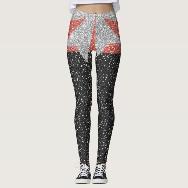 A Bit More Bling Pop Fashion Leggings (Front)