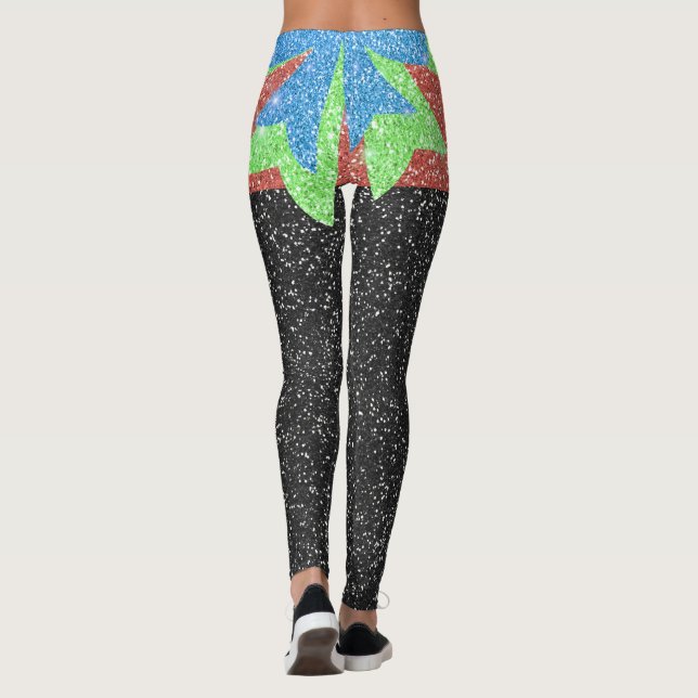 A Bit More Bling Pop Fashion Leggings (Back)