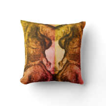 A bit more woman 1 pencil sketch pillow