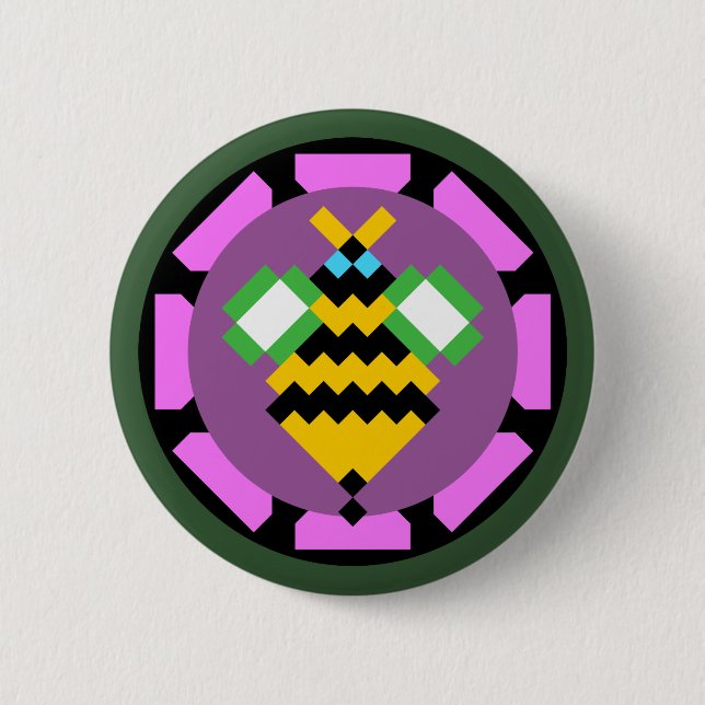 A Bit of Buzz Pinback Button (Front)