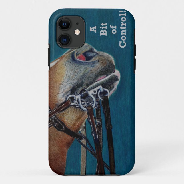A Bit of Control! Horse Bridle iPhone 5 Case (Back)