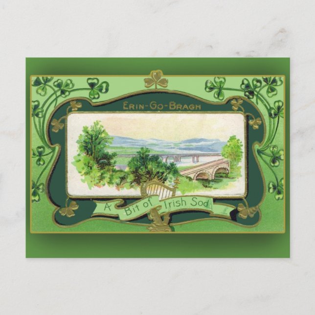A Bit of Irish Sod St. Patrick's Day Cards (Front)