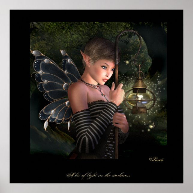 A bit of light in the darkness poster (Front)