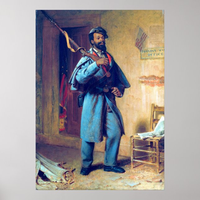 A Bit of War History The Recruit Thomas Wood 1866 Poster (Front)