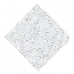 a black and white photo frame with a white backgro bandana