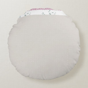 a black and white photo of a man in a suit and tie round pillow