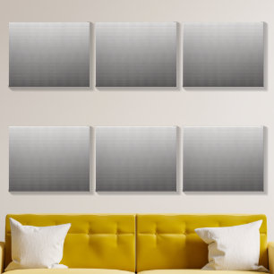 a black and white photo of a wall_ canvas photo tile