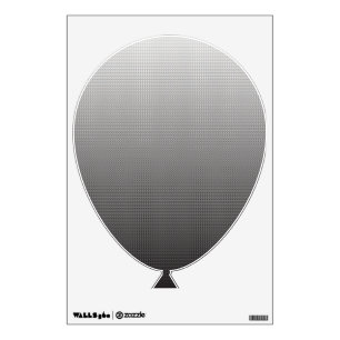 a black and white photo of a wall_ wall decal