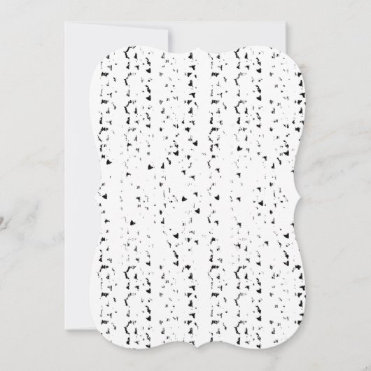 a black and white photo of rain drops (Front)