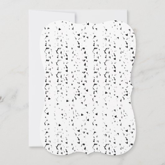 a black and white photo of rain drops (Back)