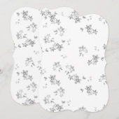 a black and white photo of snow flakes (Front/Back)