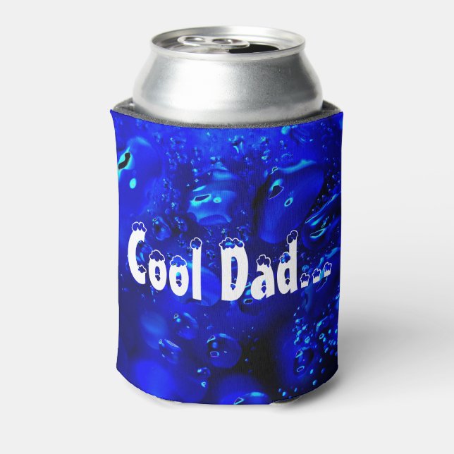 A Black & Blue Meteoric Galaxy of Water Can Cooler (Can Back)