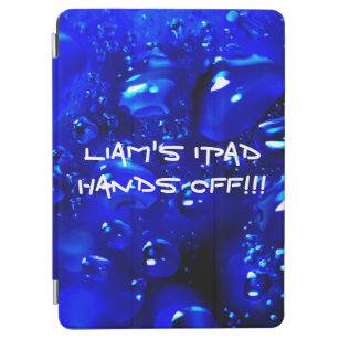 A Black & Blue Meteoric Galaxy of Water iPad Air Cover