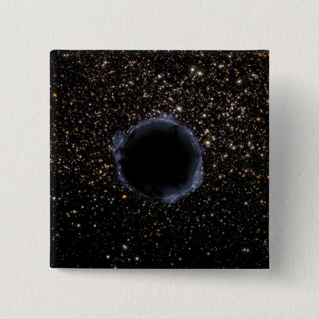 A Black Hole in a Globular Cluster Button (Front)