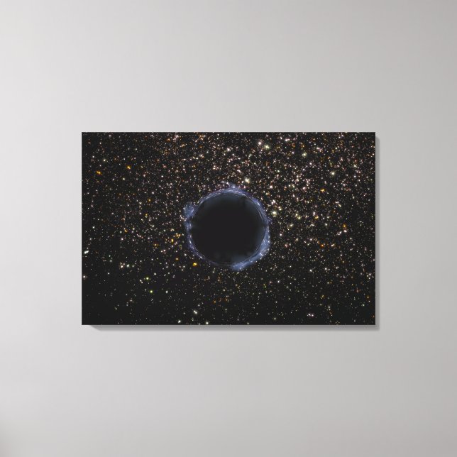 A Black Hole in a Globular Cluster Canvas Print (Front)