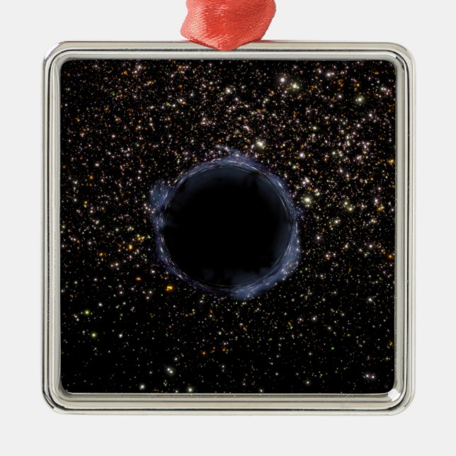 A Black Hole in a Globular Cluster Metal Ornament (Front)
