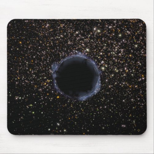 A Black Hole in a Globular Cluster Mouse Pad