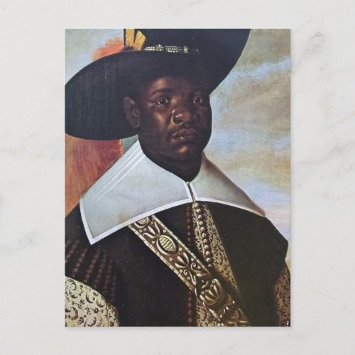 A Black Man from the Congo Postcard