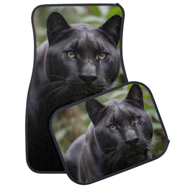A Black Panther -Custom Car Mats Full Set of 4 (Set)