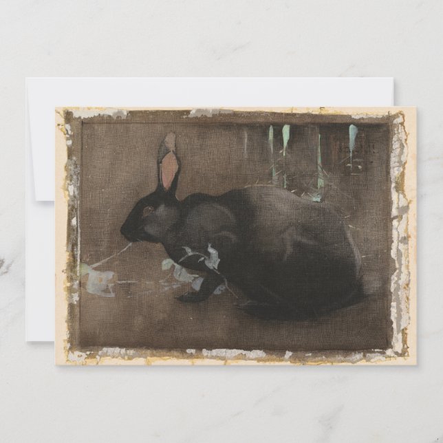 A Black Rabbit | Joseph Crawhall (Front)